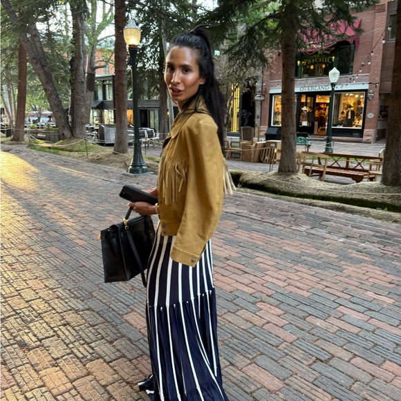 R13 Fringe suede Bomber Jacket - Picture 11 of 11